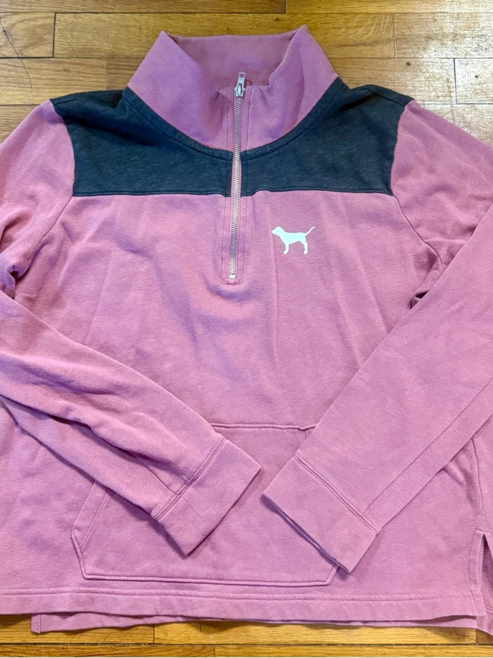 Victoria’s Secret Pink Half-Zip Pullover vintage